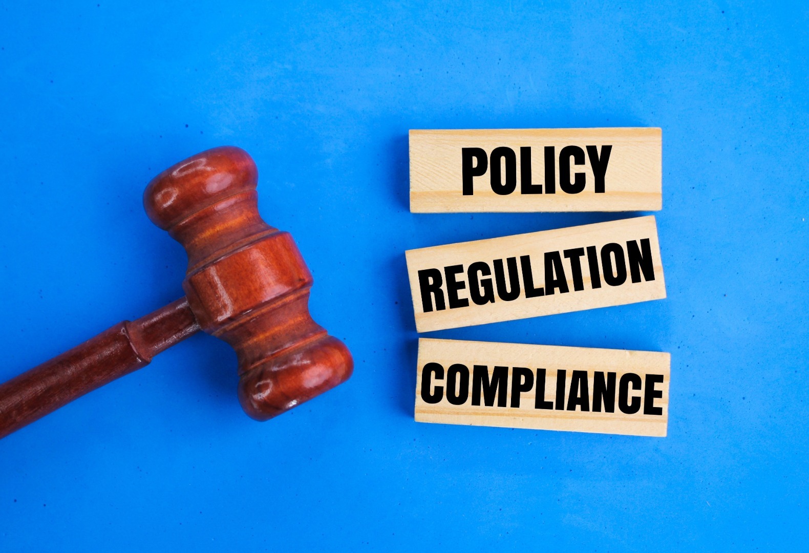 A judges mallet and words about policy regulation